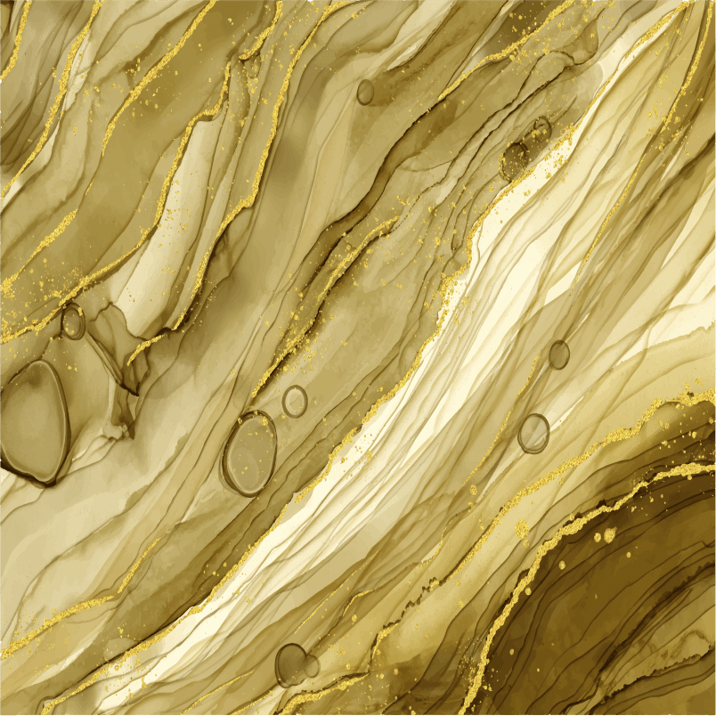 Gold oil and water texture look – Dewaal Art